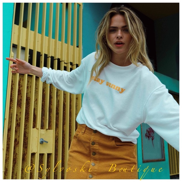 🔥Billabong Stay Sunny Crew Fleece NWT - Picture 2 of 7